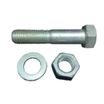 Parafuso Sextavado M18X85+Anilha+Porca 2 Unidades
