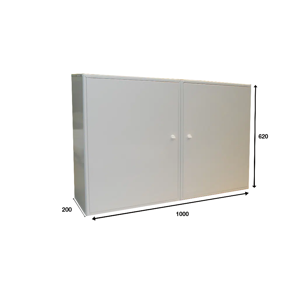 Quadro de 176 Módulos Exterior 1000X620X200 com 2 Portas - Image 2