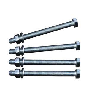Parafuso M6X75 + Anilha + Porca Blister 6 Unidades