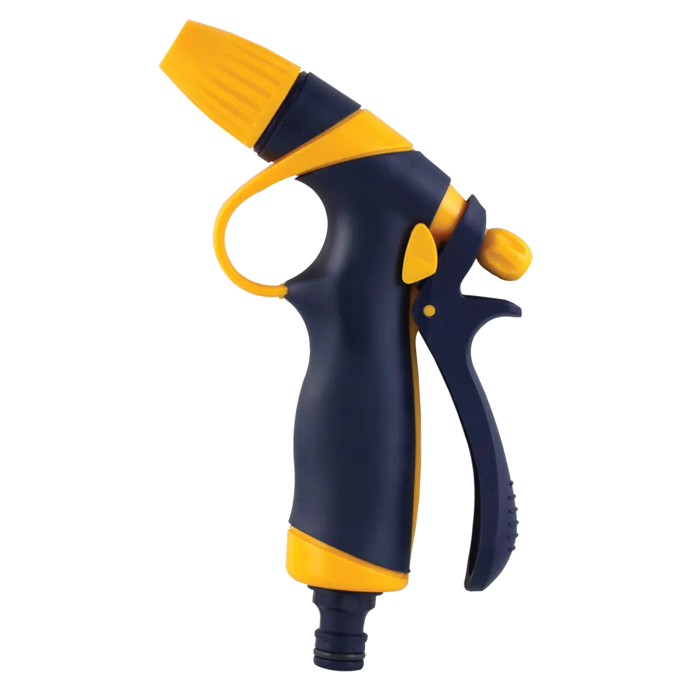 Agulheta Rega Tipo Pistola Regulável Com Punho Borracha Flux