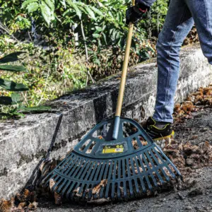 Apanha Folhas Nylon Cabo Madeira 26-Dentes Flux