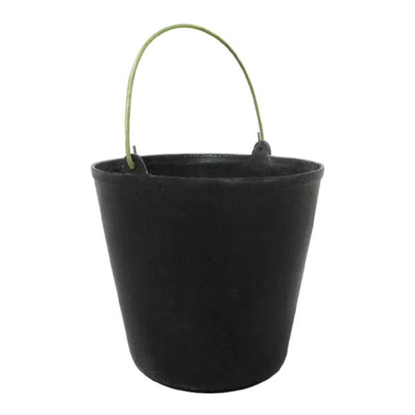 Balde Reforçado Preto 10lt Flux