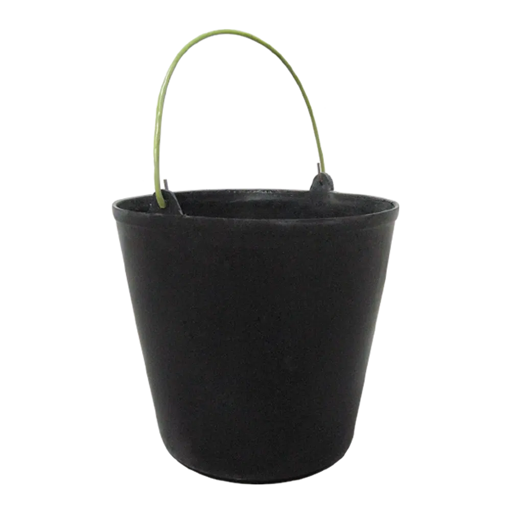 Balde Reforçado Preto 10lt Flux