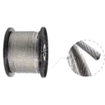 Cabo Aço Revestido 4mm 250mt Flux