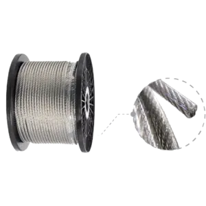 Cabo Aço Revestido 3mm 250mt Flux