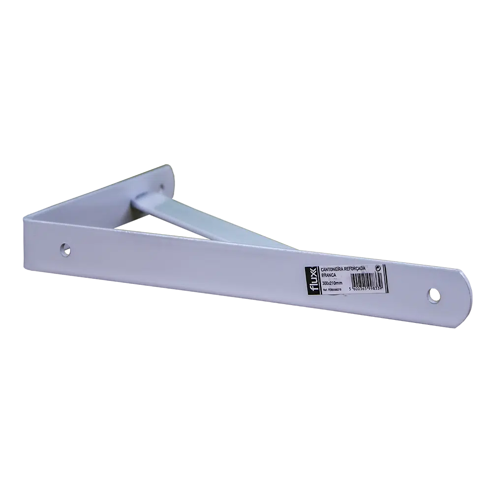 Cantoneira Reforçada Branca 400x270mm Flux