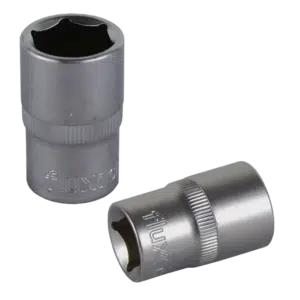 Chave Caixa Sextavada Cromo Vanadium  1/2 x 22 mm  Flux