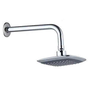 Chuveiro Quadrado Cromado 200mm T158 Tubo Flux