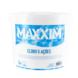 Cloro 5 Açoes Tableta 200gr 5Kg Maxxim