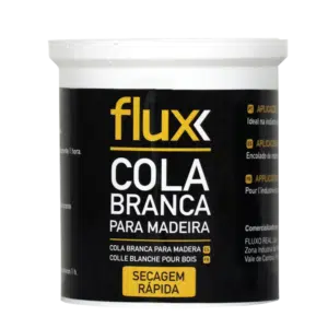 Cola Madeira Branca 1000gr Flux