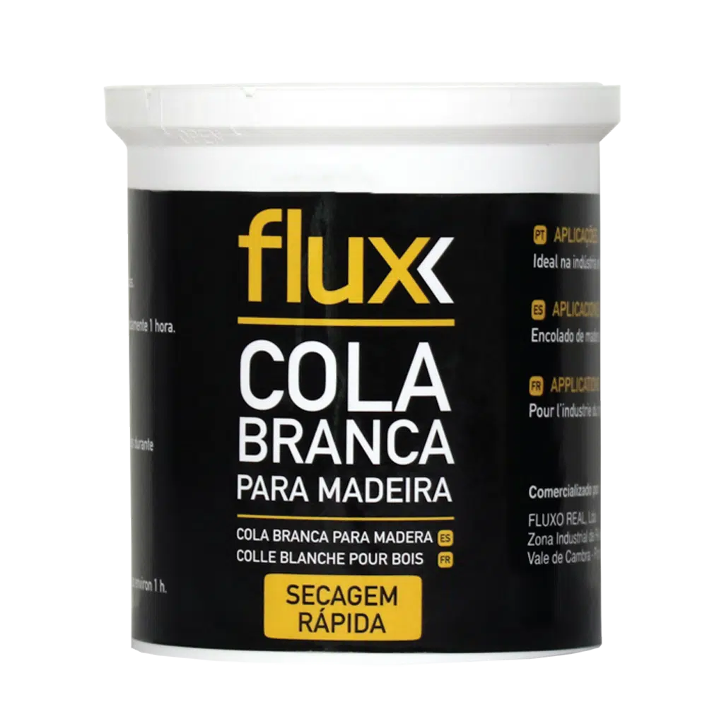 Cola Madeira Branca 1000gr Flux