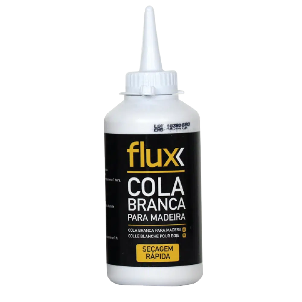 Cola Madeira Branca 250gr Flux