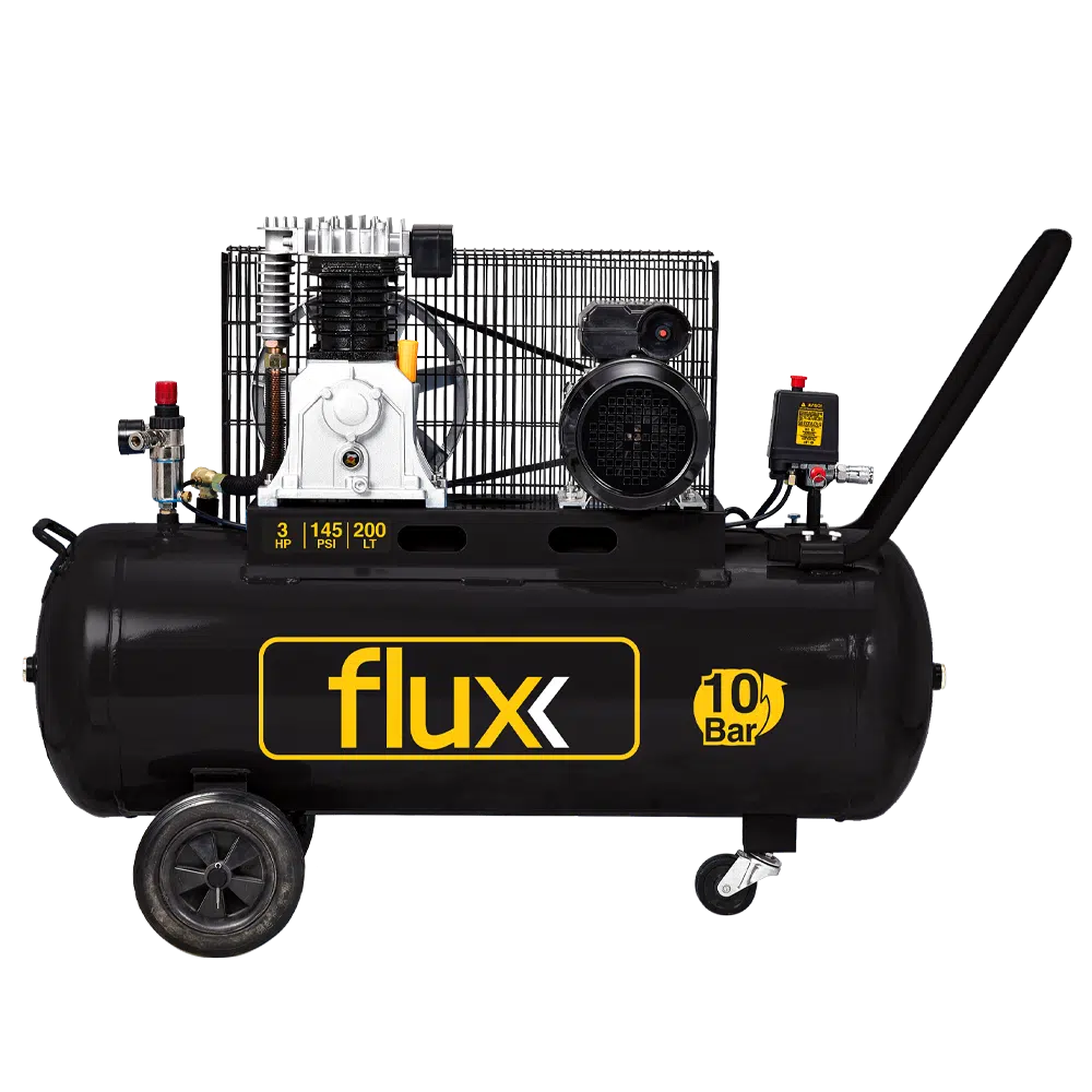 Compressor Ar 200Lts 10bar 3,0HP Flux