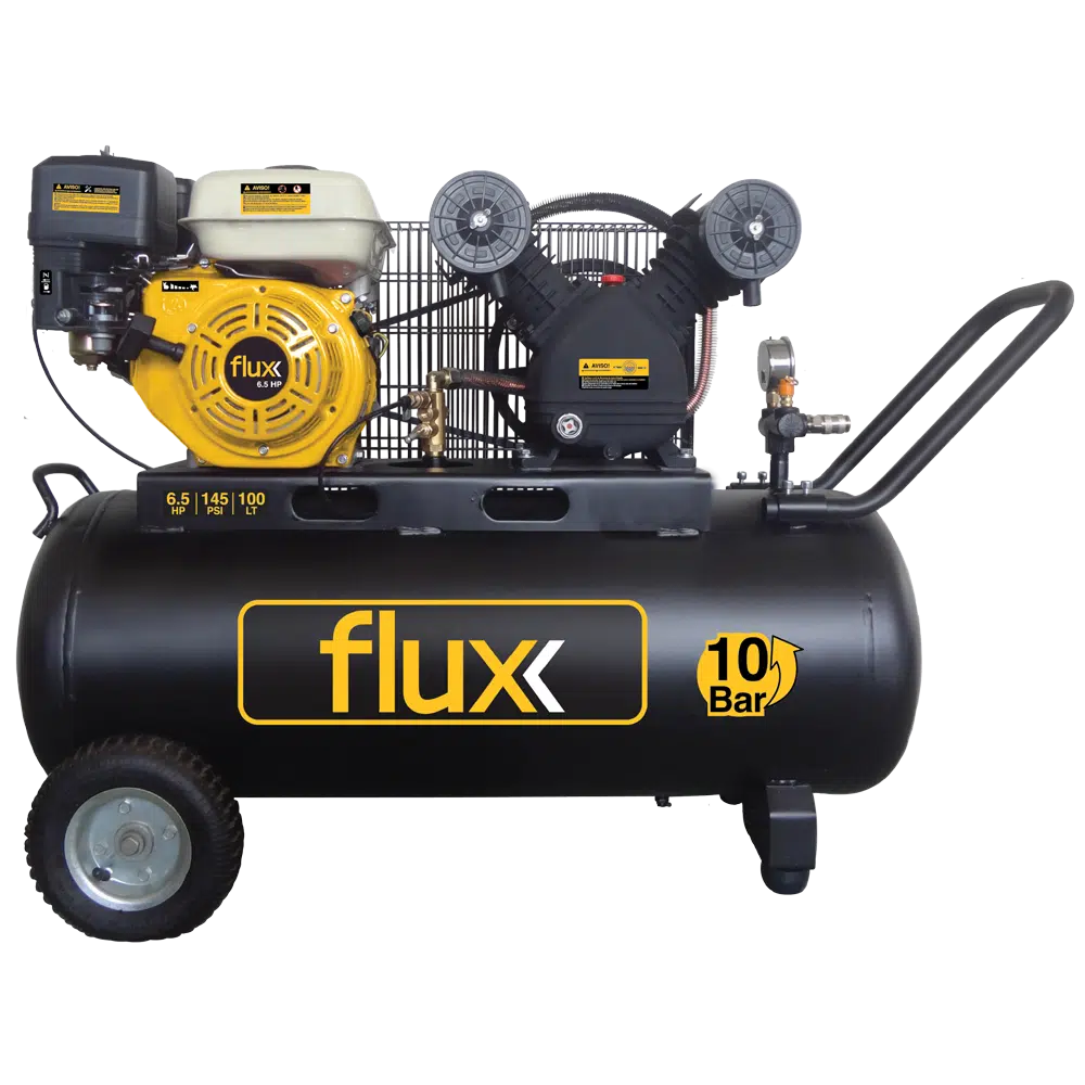 Compressor Gasolina 100lt 6,5HP Flux