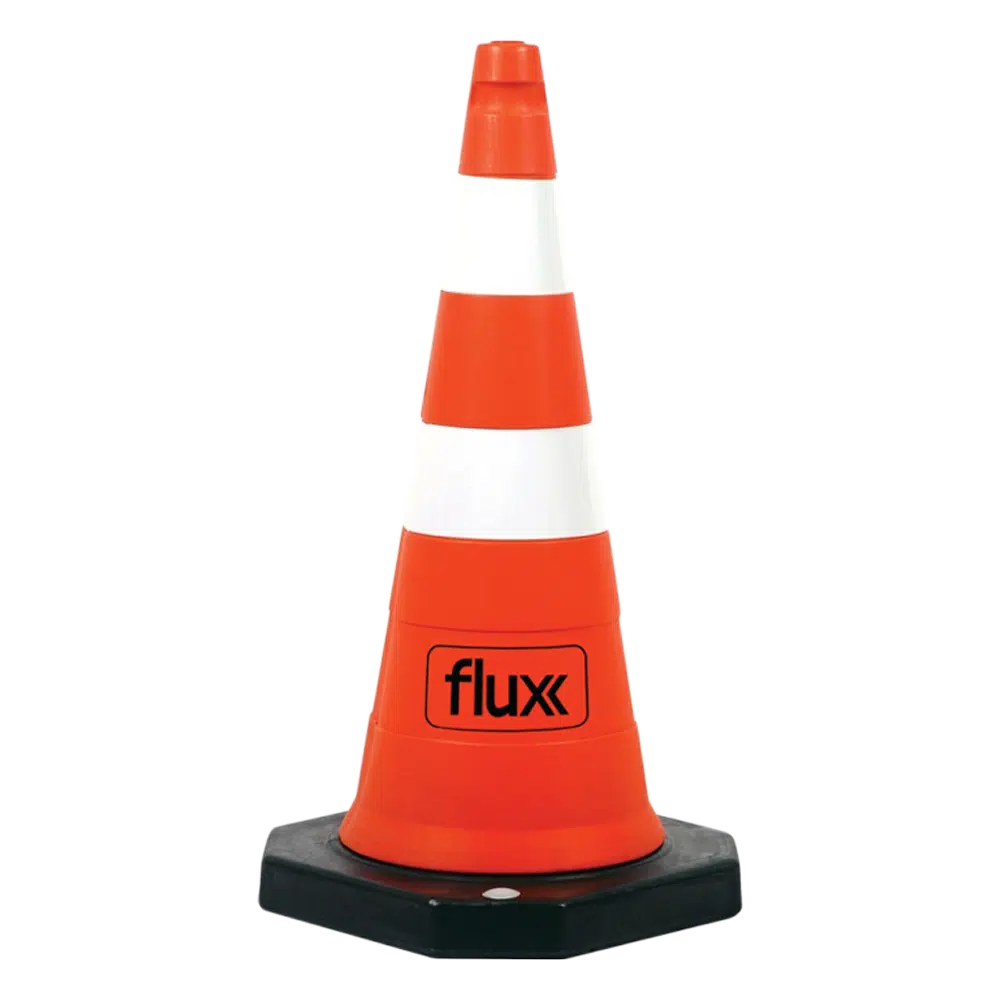 Cone Trânsito PVC 70cm Flux