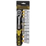 Conjunto Chave Caixa Cromo Vanadium 12 Peças 1/2 Flux