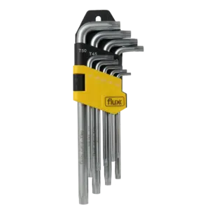 Conjunto Chaves Torx Longa 9 Peças Flux