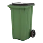 Contentor Polietileno Verde Com Rodas 240lt Flux