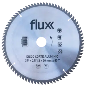Disco Corte Alumínio 254x30mm Flux