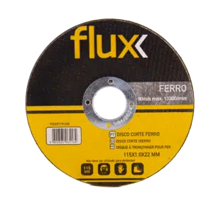 Disco Corte Ferro 115x1x22mm Flux