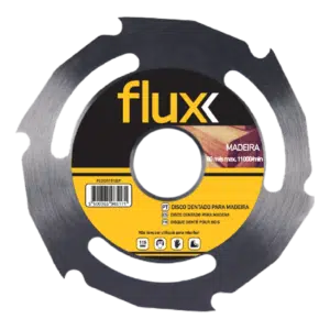 Disco Corte Madeira Dentado 8D 230mm Flux