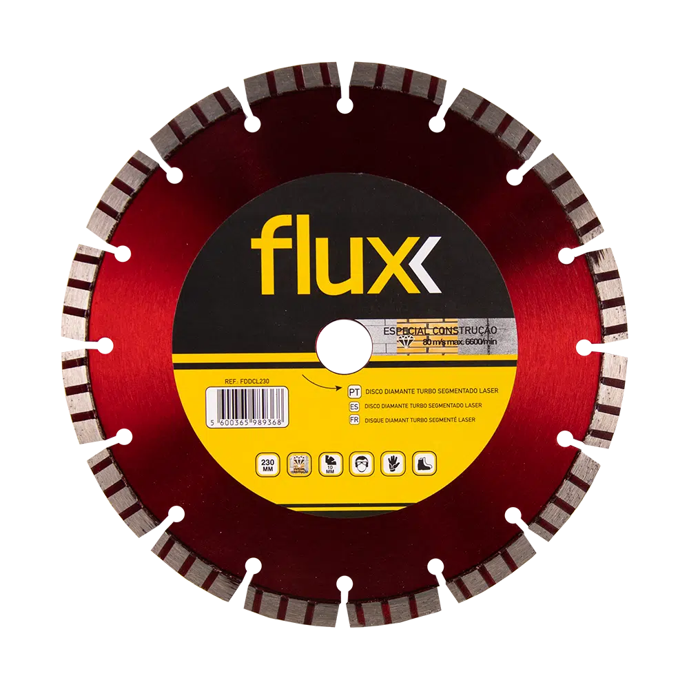 Disco Diamante Construção Laser 230mm Flux