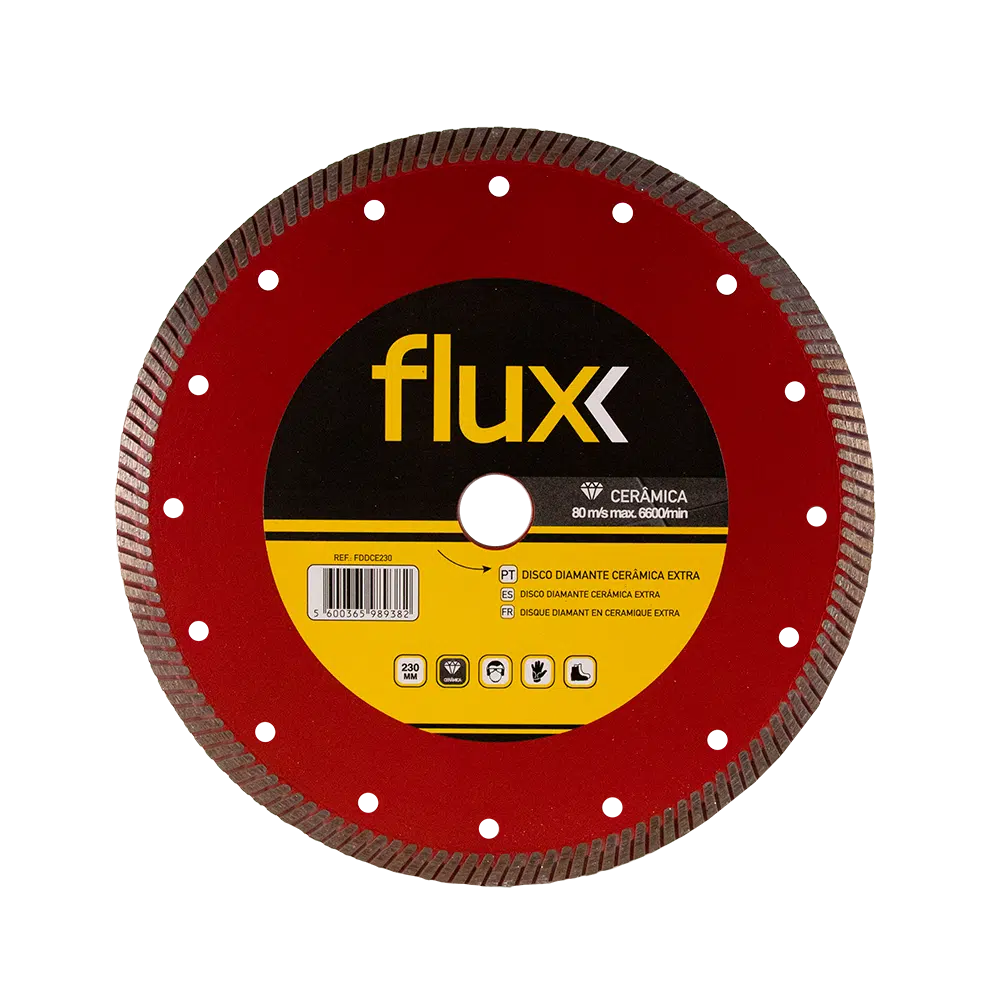 Disco Diamante Especial Cerâmica  230mm Flux