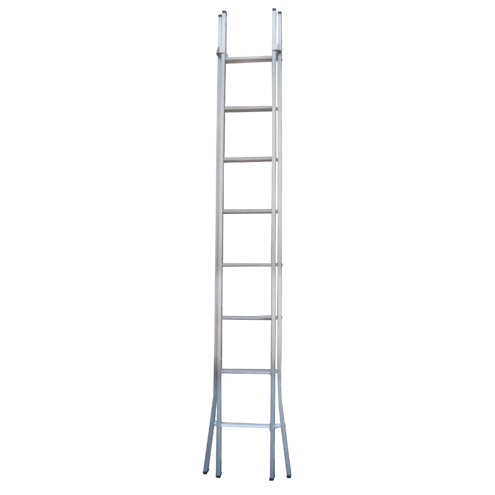 Escada Alumínio Dupla Degrau Quadrado 4,00mt Flux