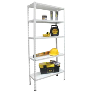 Estante 5 Prateleiras Branco 1800x900x400mm Flux