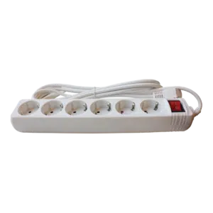 Extensão Sextupla Com Interruptor 3x1,50mm 1,50mt Flux