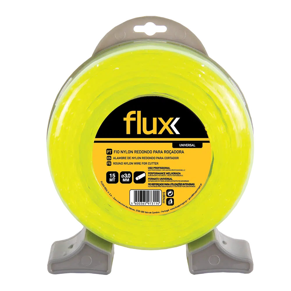 Fio Nylon Redondo 1,3mm 15mt Flux