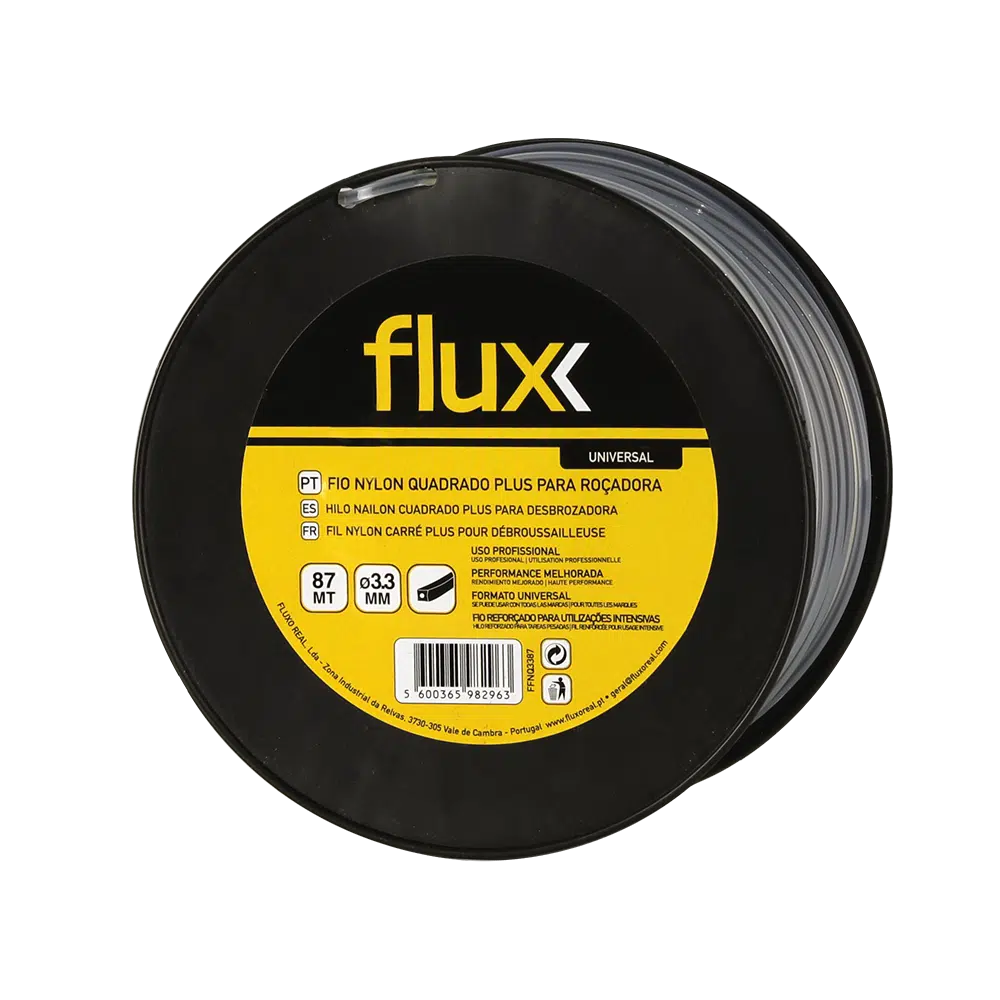 Fio Nylon Quadrado Plus 3,3mm 30mt Flux
