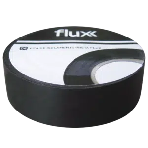 Fita Isoladora Preta 38mm 15mt Flux