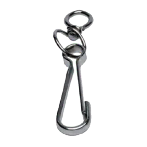 Gancho Simples Elo Móvel Niquelado 70mm Flux