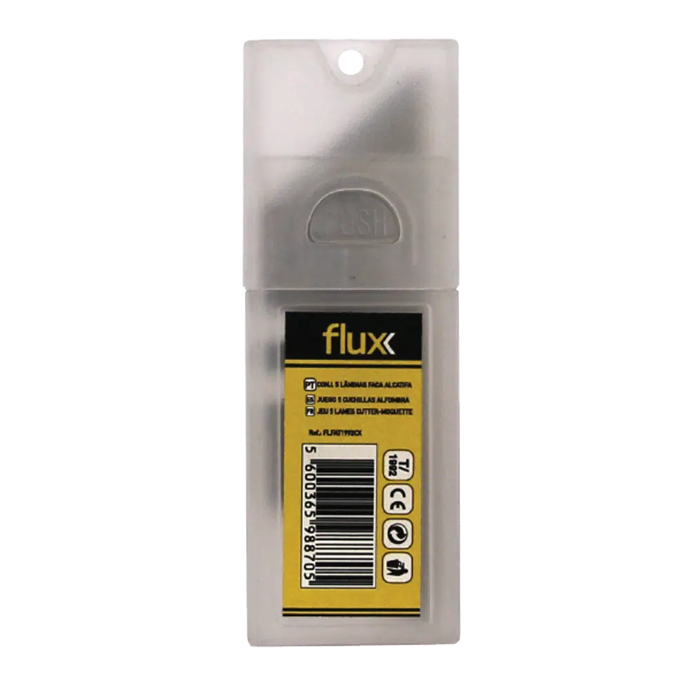 Conjunto 5 Lâminas Faca Alcatifa Flux