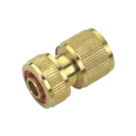 Ligação Rápida Latão Com Água Stop 1/2" Flux