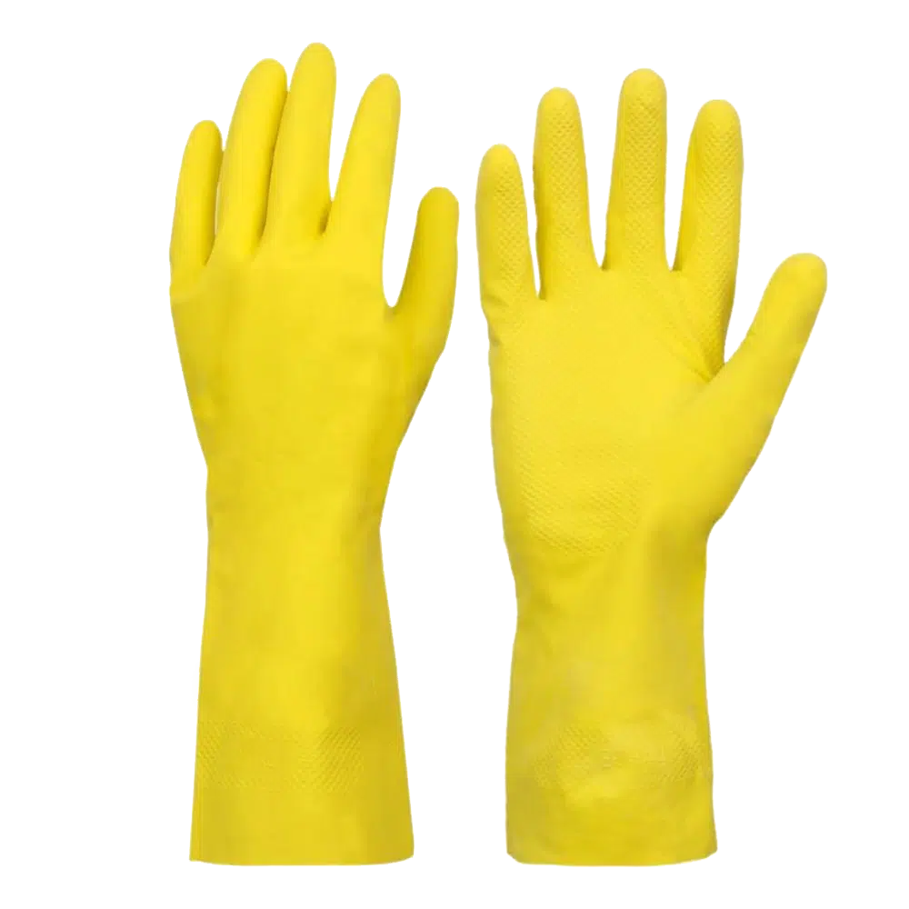 Luva Latex Ménage Amarela 8 Flux
