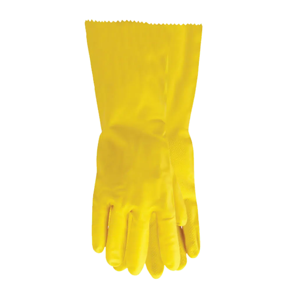 Luva Latex Ménage Amarela 8 Flux - Image 2