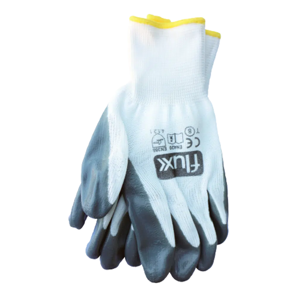 Luva Nitrilica Cinza Flux - Image 2