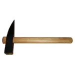 Martelo Pedreiro Cabo Madeira 600 gr Flux