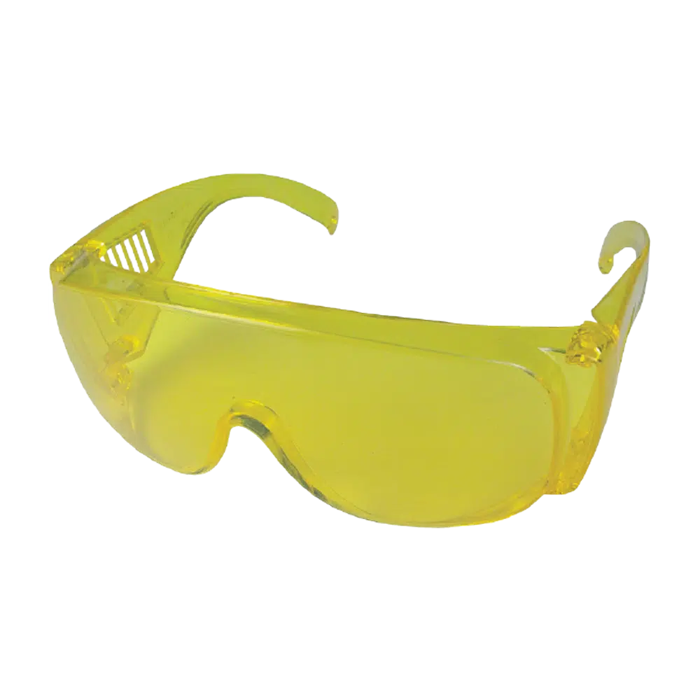 Óculos Proteção Hastes Lente Amarela Flux - Image 2