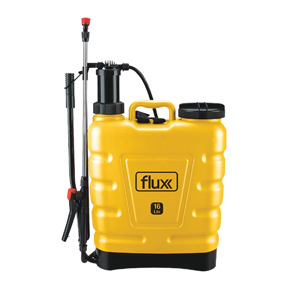 Pulverizador Com Pega Reforçada Lança Inox 16lt Flux