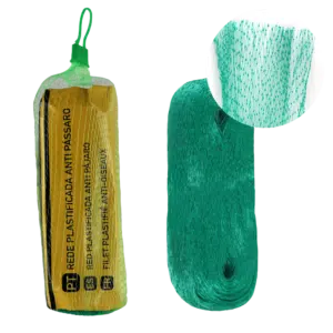 Rede Plastificada AntiPassaro 2x10mt Flux