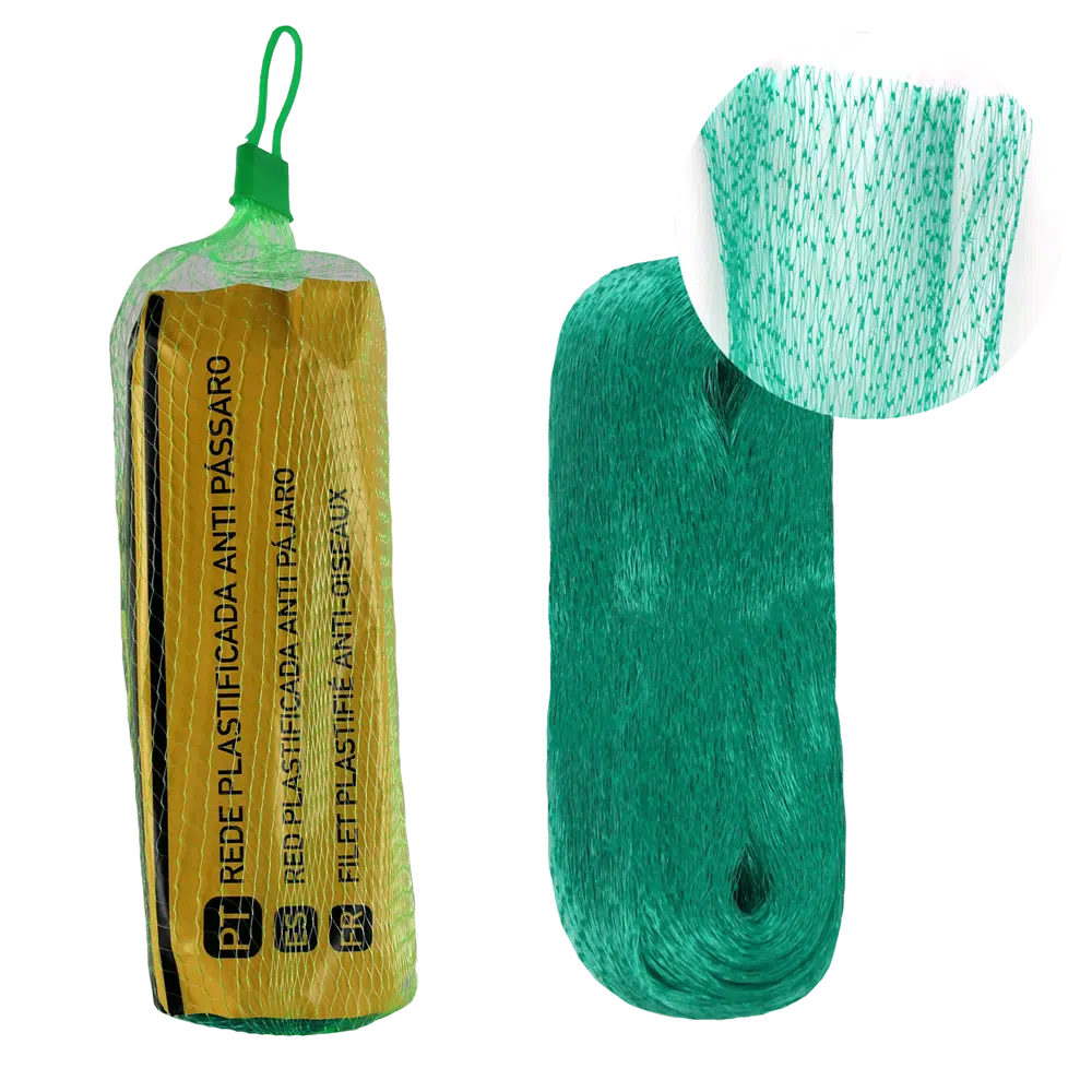 Rede Plastificada Anti-Pássaro 2x5mt Flux