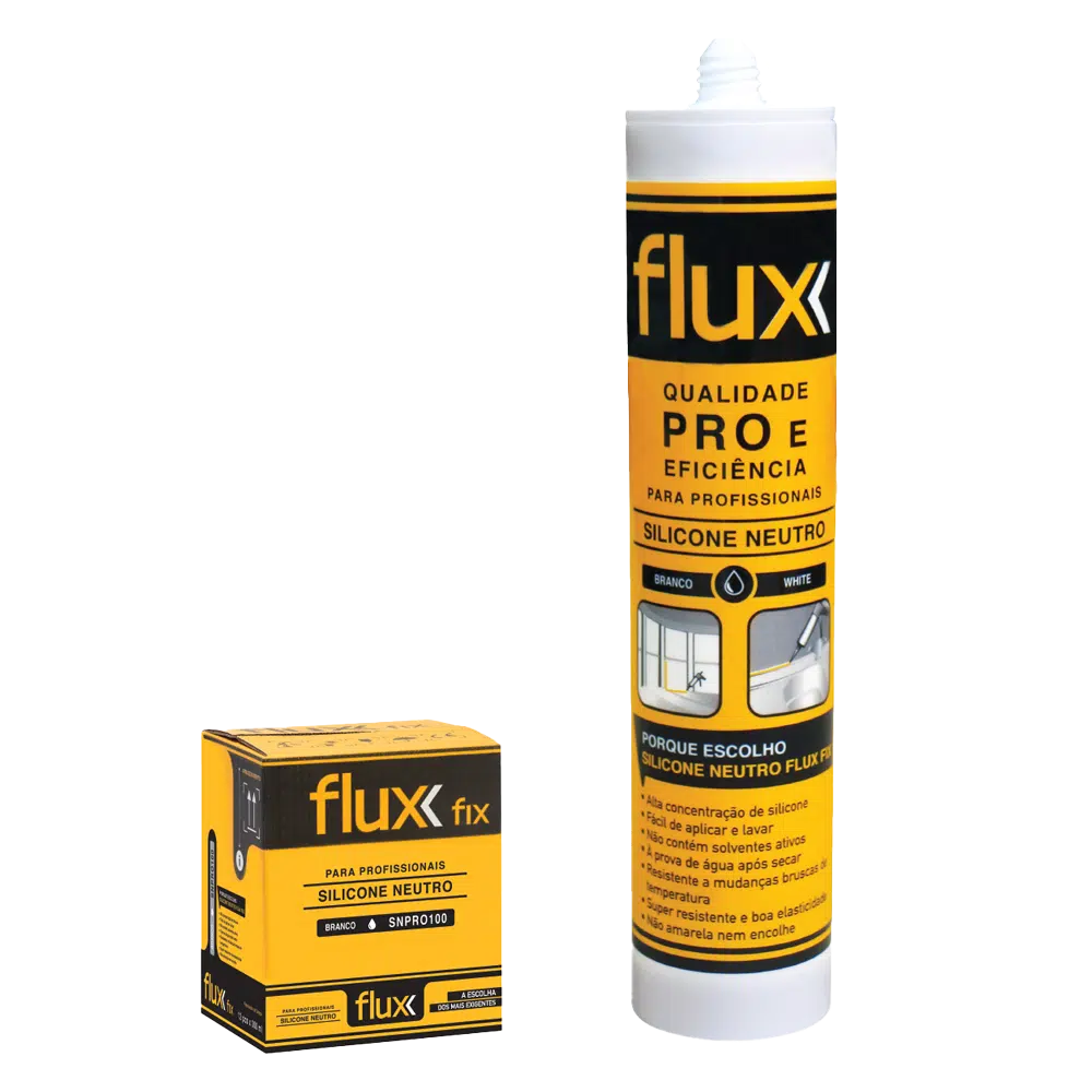 Silicone SUPRO100 Transparente,280ml Flux