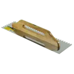 Talocha Dentada Inox Suisso Cb Madeira 10x10 500x130mm Flux