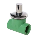 Válvula de Corte Cromada PPR 20mm x 3/4" Flux
