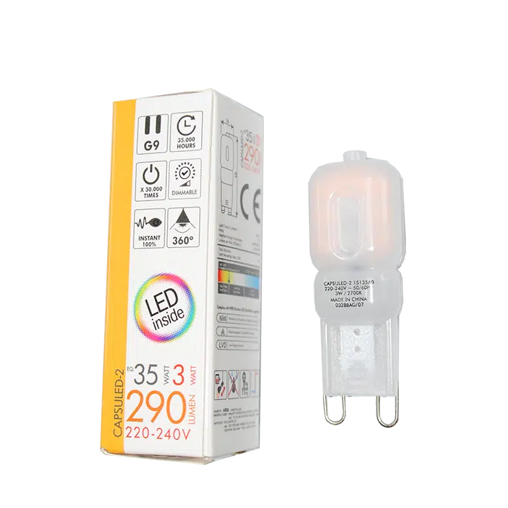 Lampada Led 3W G9 230V 2700K Capsuled-2 1513560