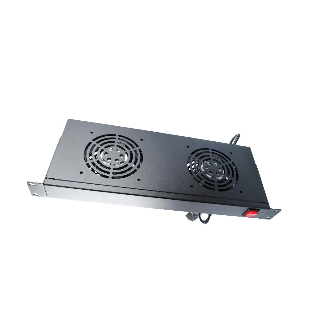 1U 2 FAN 19" para Strongrack 220V com Interruptor 483X170X44 SWFANSHELF2 - Image 2