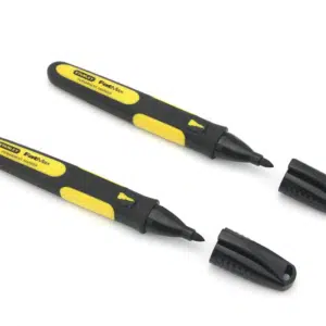 2 Marcadores Ponta Fina Fatmax Preto 0-47-312 Stanley